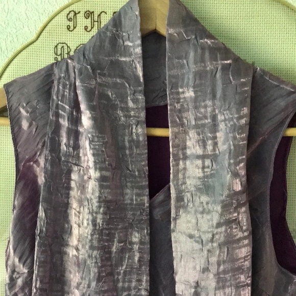 HANDMADE PURPLE DRESS - Picture 3 of 4